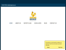 Tablet Screenshot of dorkingbrewery.com